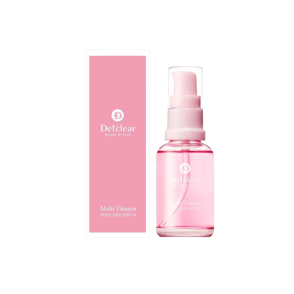 DET Clear Bright & Peel Multi Vitamin Peel Care Serum is a gentle yet effective exfoliating serum that combines peel care and deep hydration in one step. 