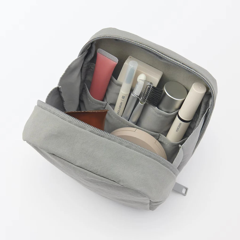 Wide-Open Square Pouch Muji