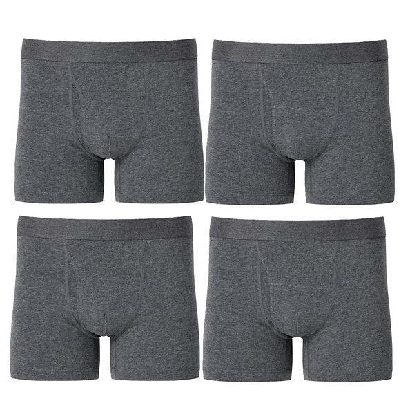 U Cotton Boxer Briefs (With Front Opening) 479495 Japan best brand