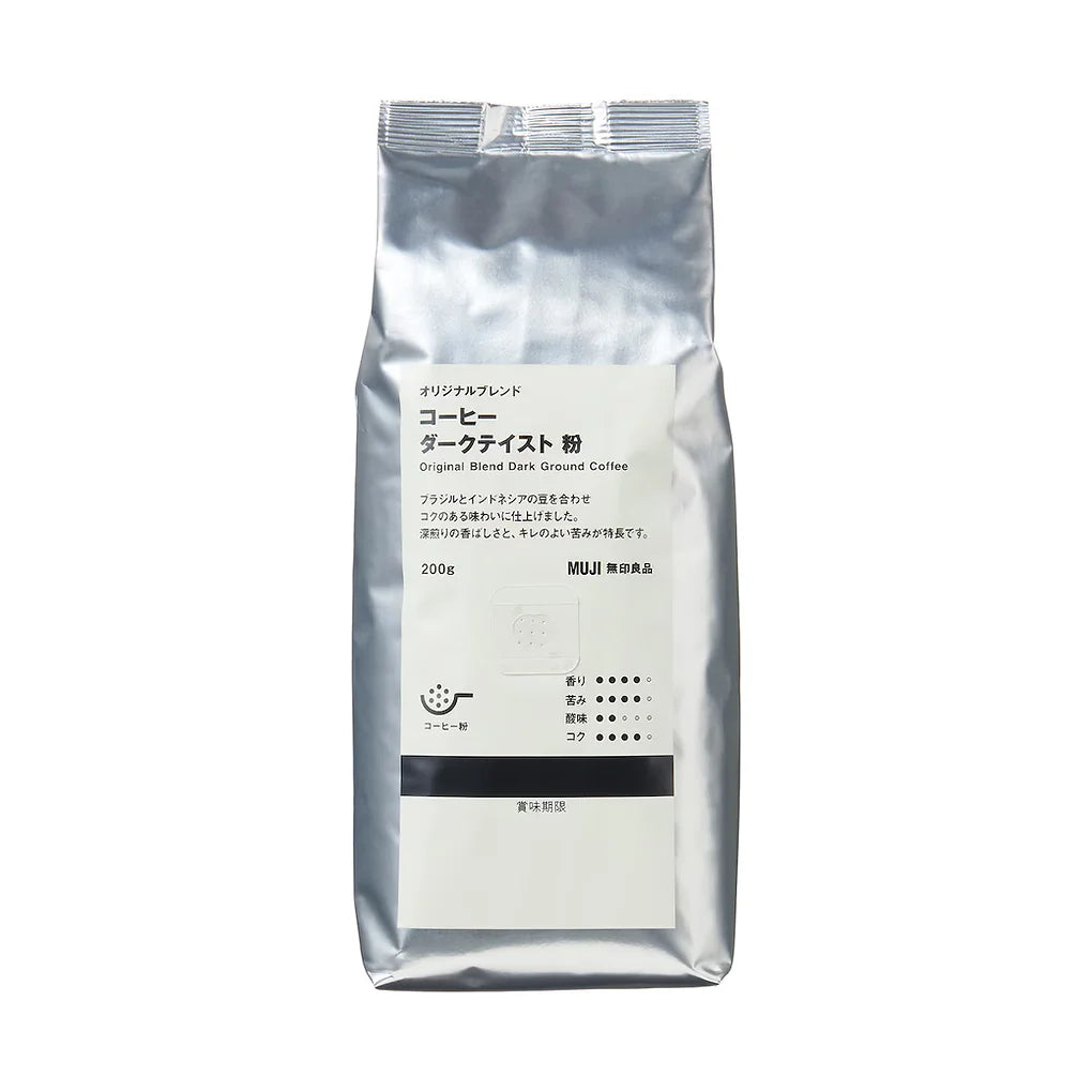 MUJI Original Blend Coffee – Dark Flavor is a rich, full-bodied ground coffee crafted for those who enjoy a deep and intense taste.