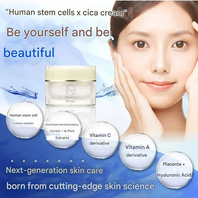 NANOA Human Stem Cell Moisturizing Cream – EGF + Exosome Anti-Aging Formula, 30
