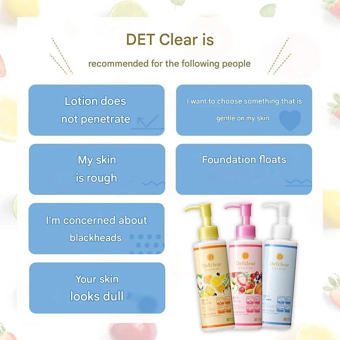 Det Clear Bright & Peeling Jelly (Mixed Fruit Scent), 6.1 fl oz (180 ml)