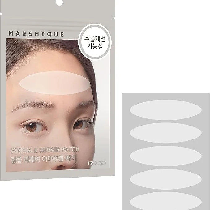 Fight visible forehead lines and restore firmness with the Marshique Wrinkle Repair Forehead Wrinkle Care Patch — a targeted anti-aging treatment designed with an ergonomic structure that adheres perfectly to the contours of your forehead.