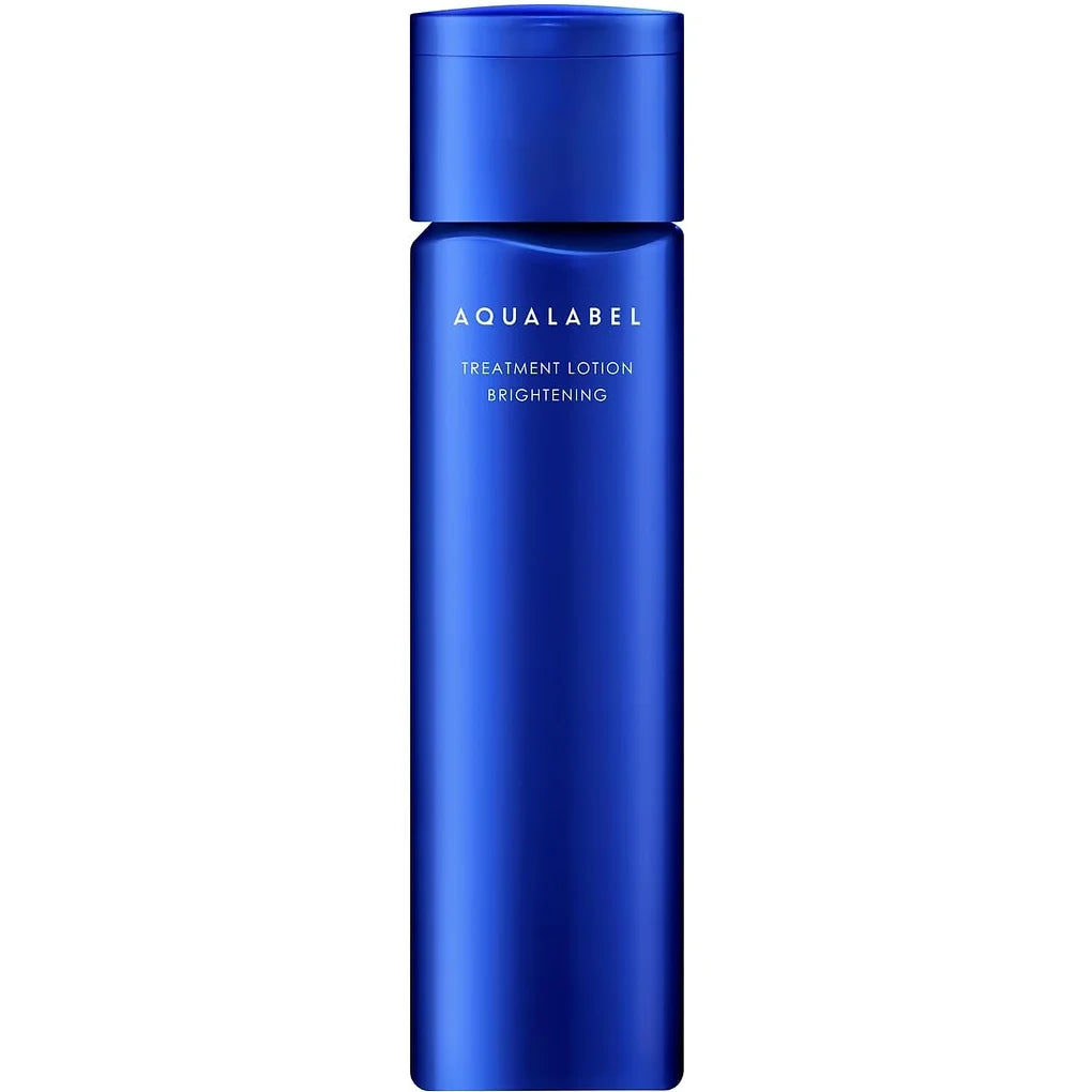 The Aqua Label Treatment Lotion (Brightening Moist) is a refreshing yet deeply hydrating brightening lotion designed to even out skin tone, prevent dark spots and dullness, and enhance the skin’s natural radiance.
