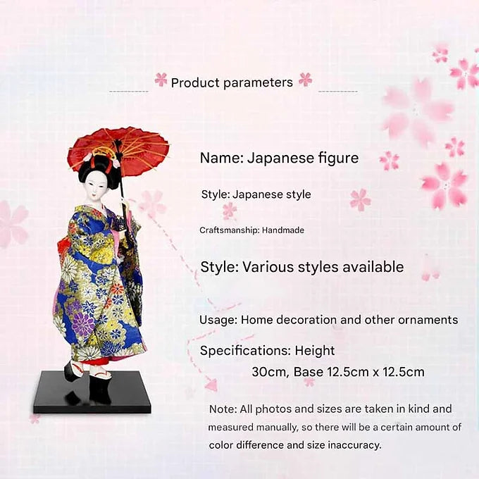 Japanese Geisha Maiko Doll – Elegant Oriental Souvenir (11.8 inches / 30 cm)