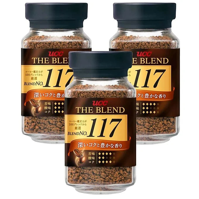 UCC The Blend 117 Instant Coffee – 90g x 3 Jars