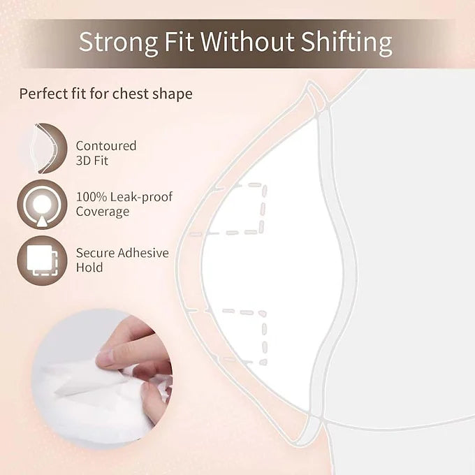 DAFI Breastfeeding Pads – 100 Sheets Soft, Absorbent, and Gentle Nursing Pads