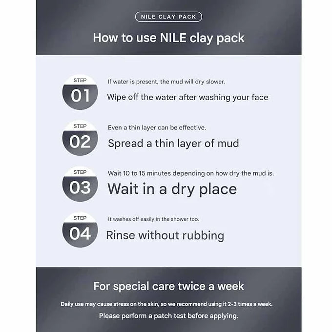 NILE Mud Pack – Pore-Cleansing & Peeling Clay Mask (70g)
