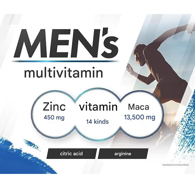 AMBiQUE Men's Multivitamin with Zinc, Maca, and Arginine