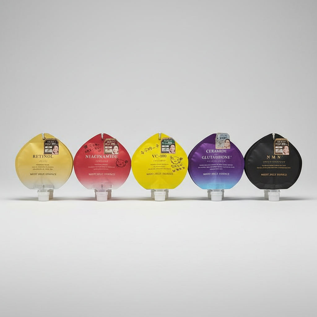 MOIST JELLY ESSENCE Set (5 Types) – Ultimate Skin Hydration & Care