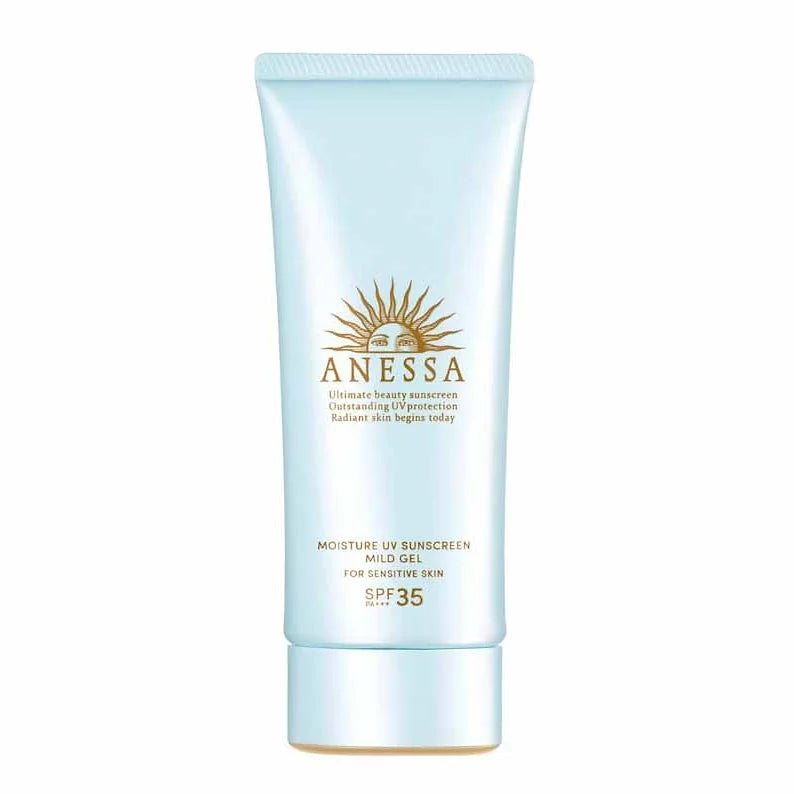 ANESSA Moisture UV Mild Gel N Sunscreen SPF 35–49 – Fragrance-Free | 90 g
