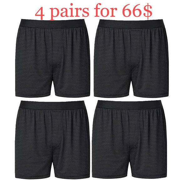 U AIRism Border Trunks (Front Opening) 478798 Japan best brand