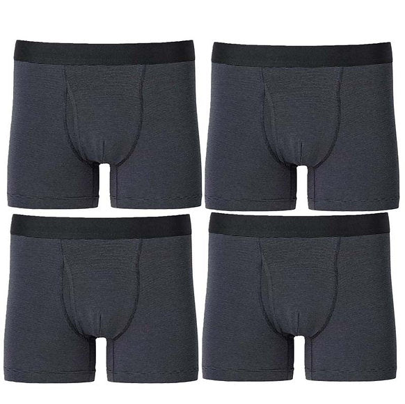 U Cotton Boxer Briefs (With Front Opening) 479496 Japan best brand