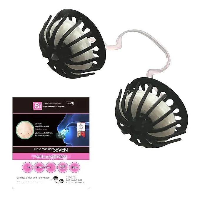 Pit SEVEN Mask, Non-woven Fabric, Washable, Soft Nose Mask, 2 sizes