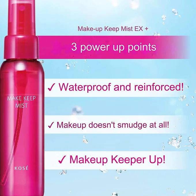 KOSE Make Keep Mist 80 ml - Hydrating Makeup Fixing Spray