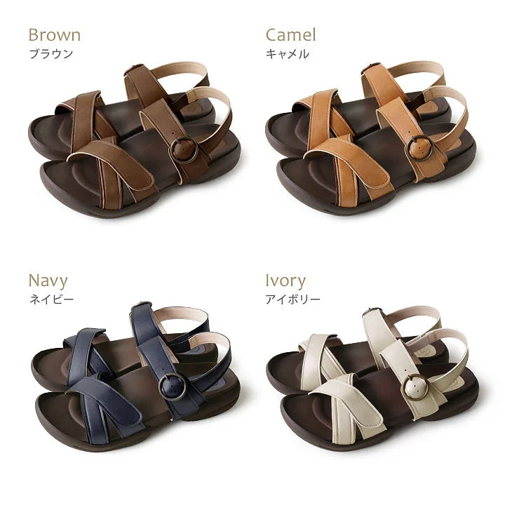 Regetta (AR-113) Cross-Belt Gummy Sandal