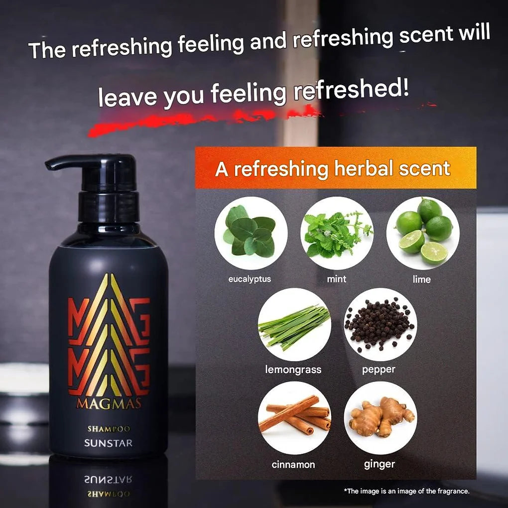 Sunstar MAGMAS Zinc Introduction Shampoo Volume Up & Scalp Care Men's