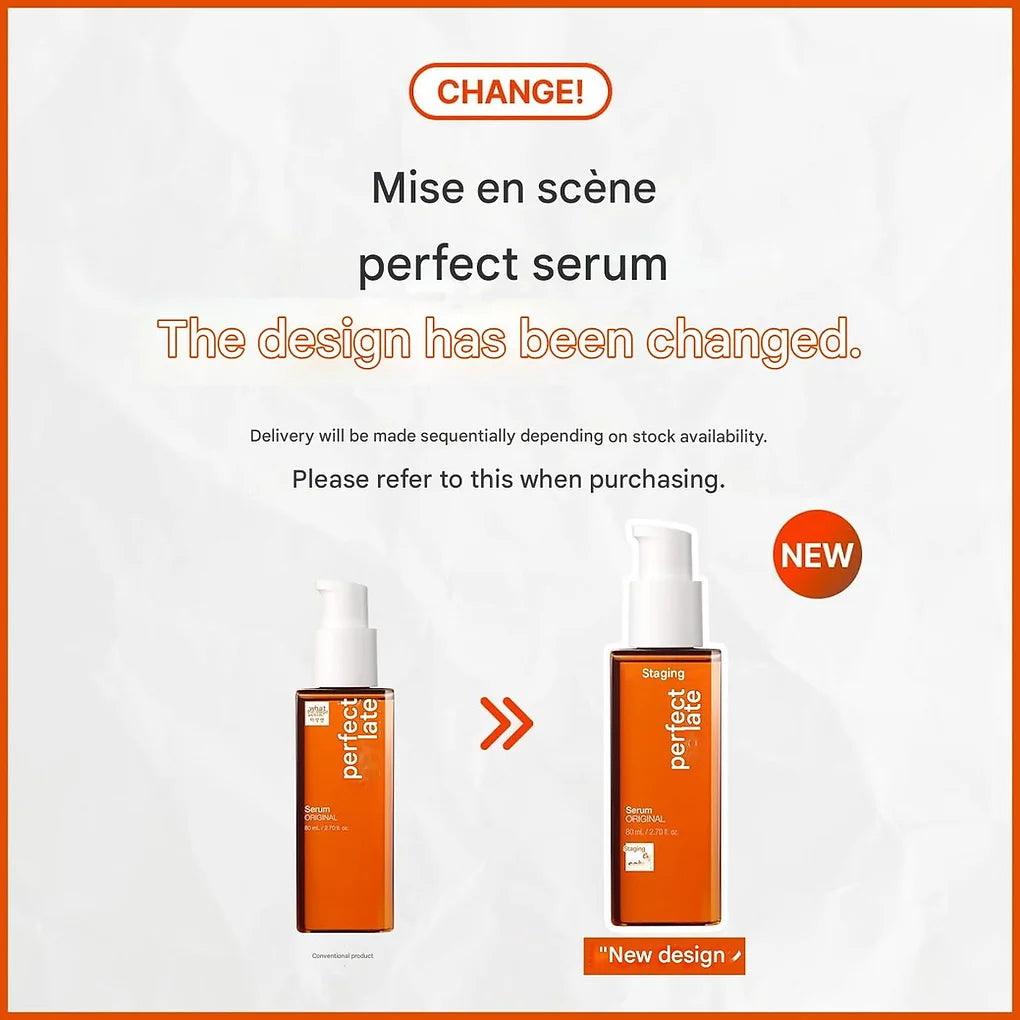 Mise en Scène Official Perfect Serum Original Hair Oil, 2.7 oz (80 mL)