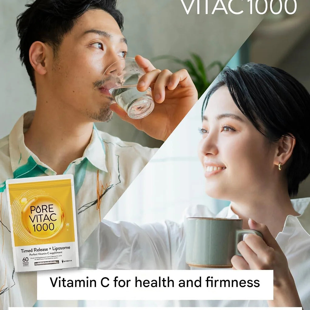 Pore Vita C 1000 is a high-concentration vitamin C supplement