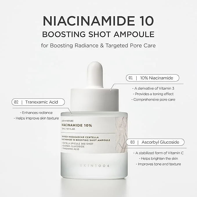 SKIN1004 Niacinamide 10 Boosting Shot Ampoule – 30ml