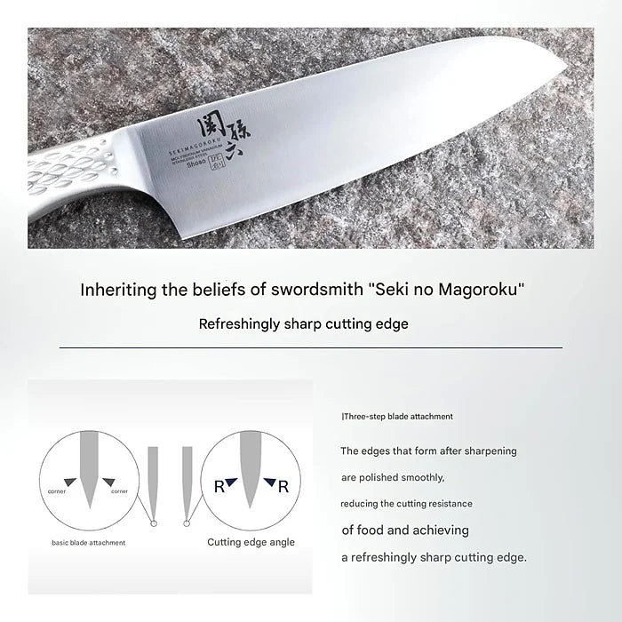 KAI Santoku Knife – Seki Magoroku Shoso AB5156