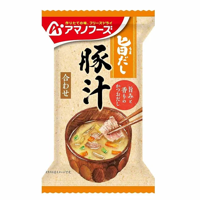 Amano Foods Pork Miso Soup – 0.4 oz (12.5 g) per Serving