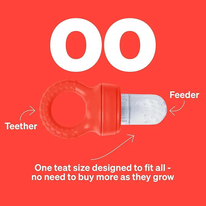 LoveNoobs Baby Pacifier Feeder – 2 Pack | Fresh & Frozen Fruit Feeder for Babies