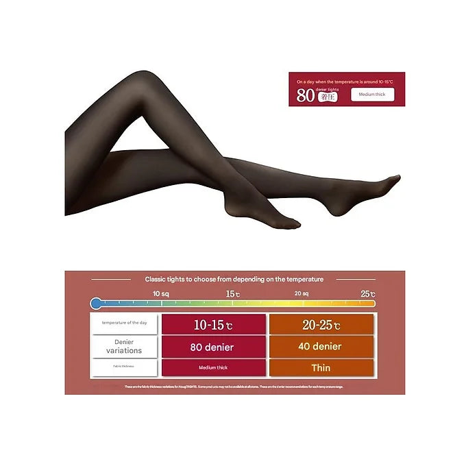 Atsugi FP80902P, FP12892P Women's Tights, 80 Denier/2 pairs
