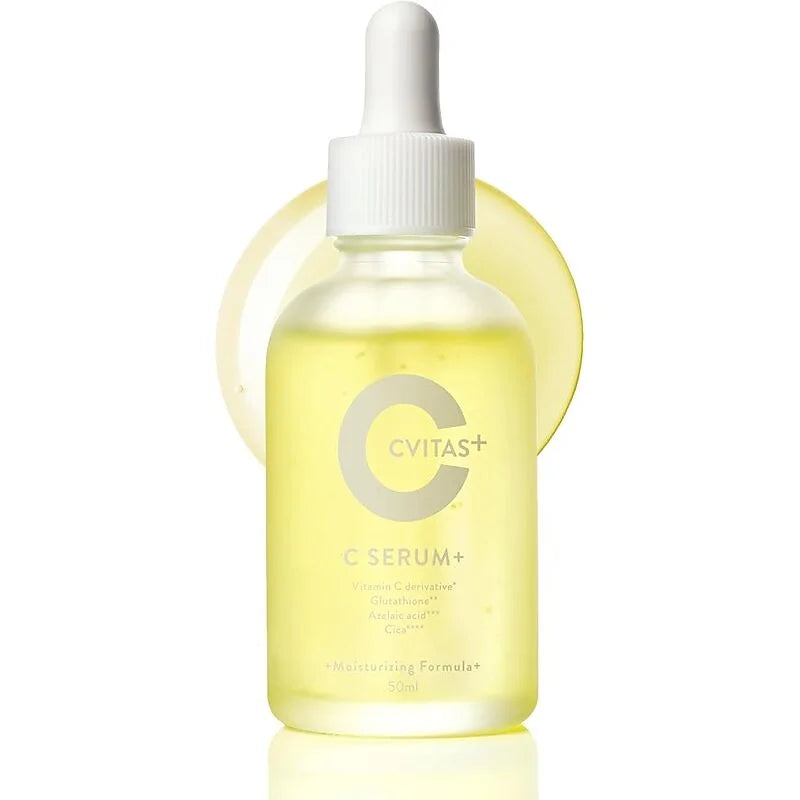 CVITAS Plus Vitamin C Serum is an advanced Japanese skincare formula designed to brighten, smooth, and deeply hydrate the skin using a powerful blend of modern and classic ingredients.