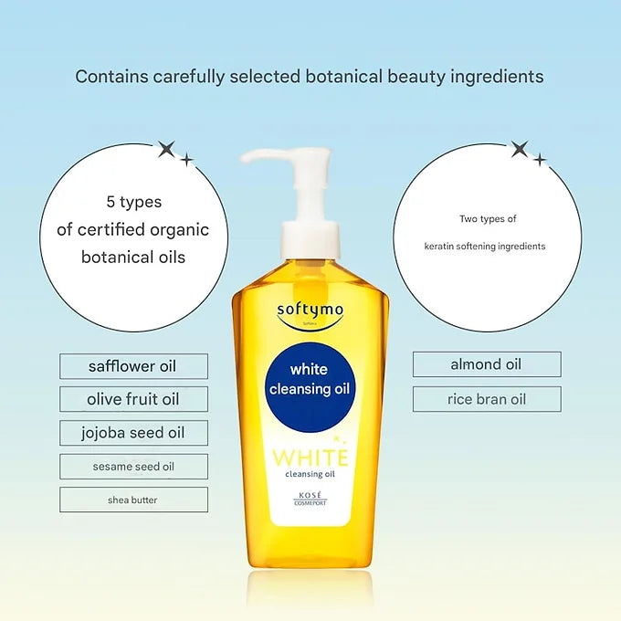 KOSE Softymo White Cleansing Oil – 240ml