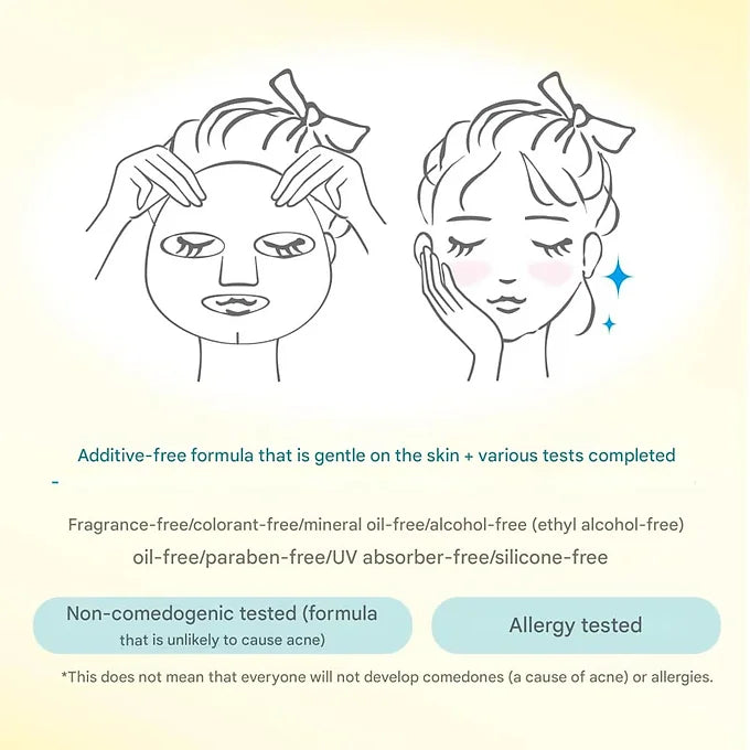 KOSE Clear Turn Sorry Skin Kininal Mask – Acne Care Face Pack (7 Sheets)