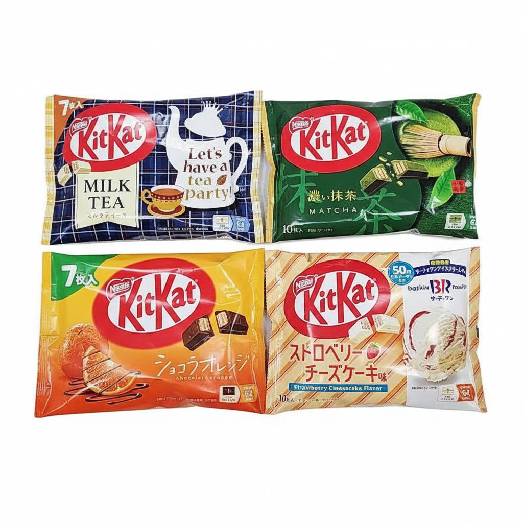 Japanese KitKat Variety Set – 4 Unique Flavors