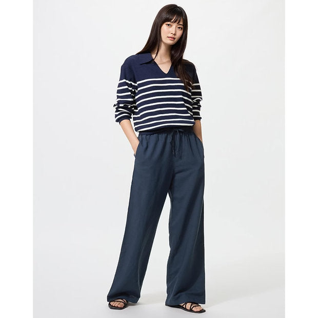 U Linen Blend Easy Pants 473791/482246 Japan best brand