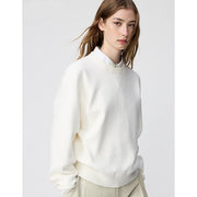 U Smooth Cotton Crew Neck Sweater 482970/481673 Japan best brand