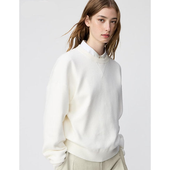 U Smooth Cotton Crew Neck Sweater 482970/481673 Japan best brand