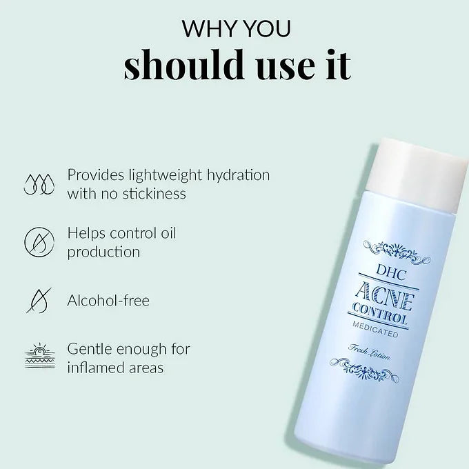 DHC Medicated Acne Control Fresh Lotion, 6.3 fl oz (160 ml)