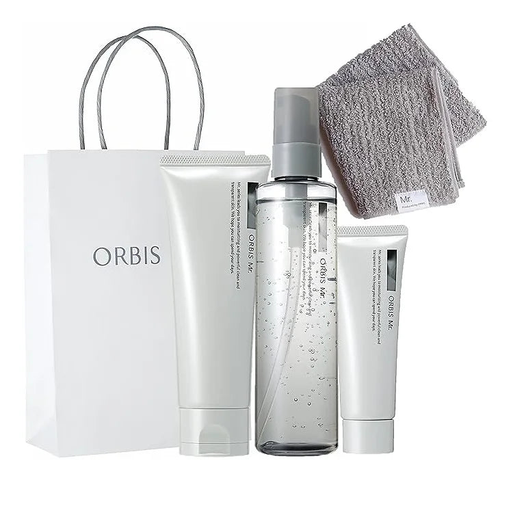 The Orbis Mr. Quasi-Drug 3-Step Skincare Set offers a complete men’s skincare routine scientifically designed to cleanse, hydrate, and protect your skin for a clear, smooth, and healthy complexion.