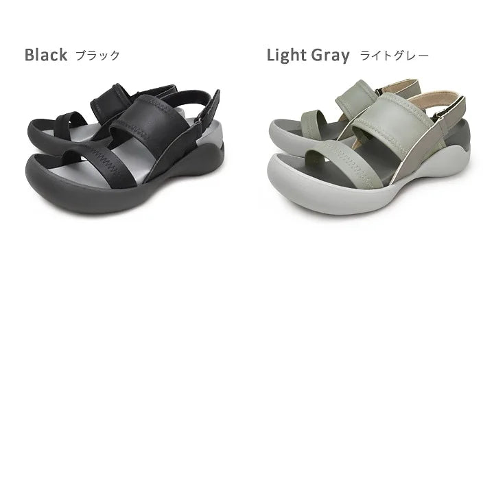 RegettaCanoe CJCH-1003a Covered Heel Suede-Effect Two-Tone Sandals (Women)