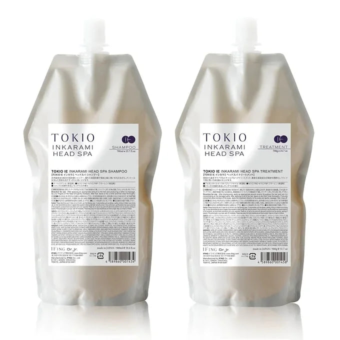 TOKIO IE INKARAMI HEAD SPA Shampoo & Treatment SPA Refill Set – 700ml + 700g