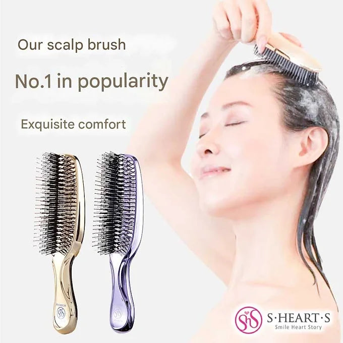 S HEART S Scalp Brush World Premium Long
