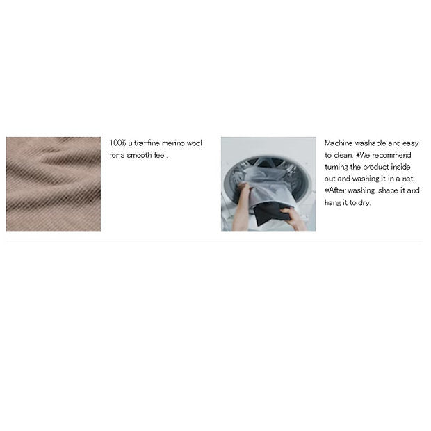 U Merino Ribbed Turtleneck Sweater 469426 Japan best brand