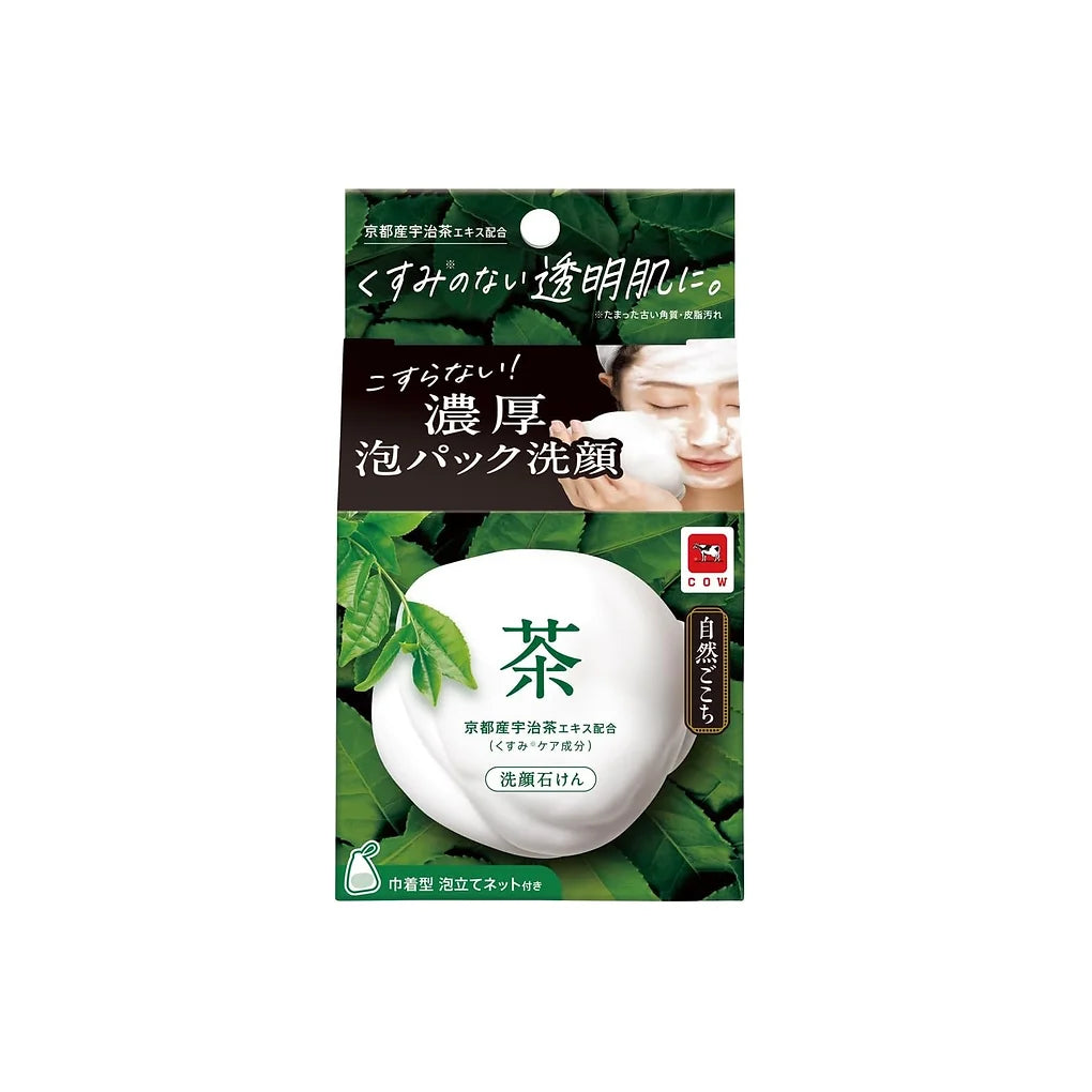 Shizengokochi Tea Facial Soap 80g (Japan)Shizengokochi Tea Facial Soap is a Japanese cleansing soap formulated with Kyoto Uji green tea extract, known for its skin-purifying and clarifying properties.