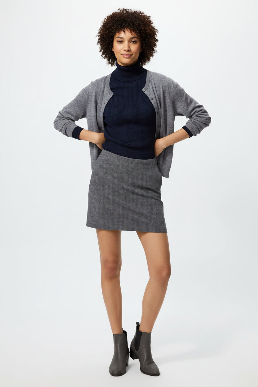U Merino Ribbed Turtleneck Sweater 469426 Japan best brand