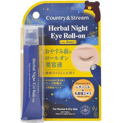 The Country & Stream Herbal Night Eye Roll-On is a refreshing nighttime eye serum designed to moisturize, smooth, and firm the delicate skin around your eyes. 