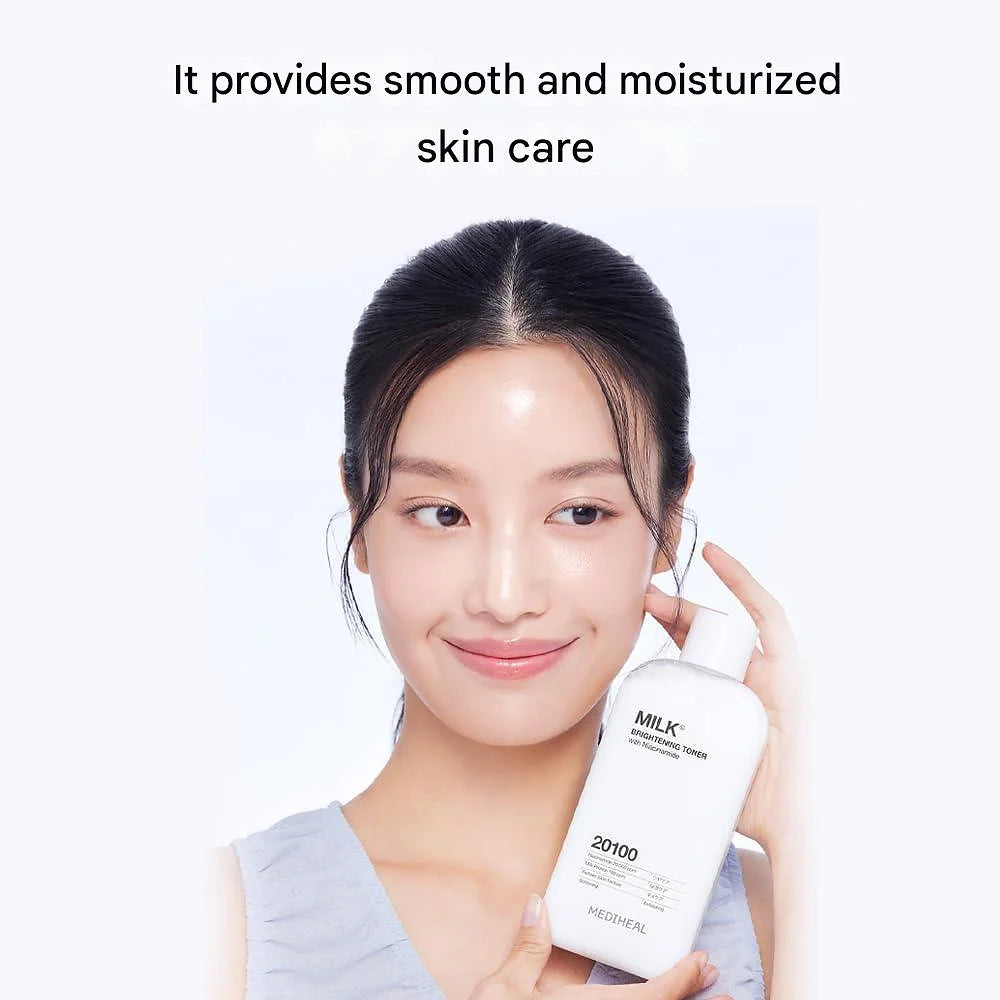 MEDIHEAL Milk Brightening Toner – 300 ml (10.1 fl oz)