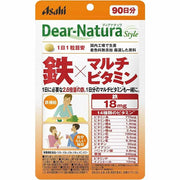 Dear-Natura Asahi Style Iron × Multivitamins, 90 Capsules (90-Day Supply)