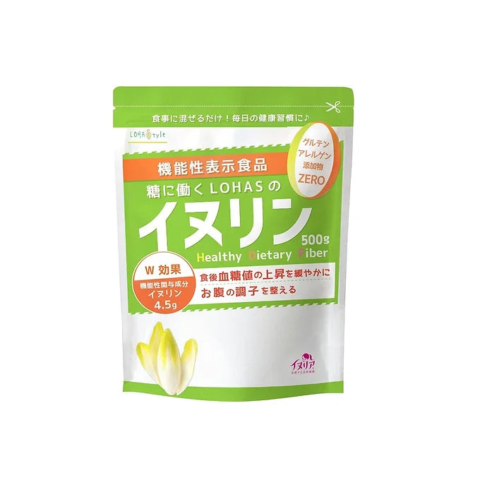 LOHAStyle Inulin Granules, 17.6 oz (500 g), Food with Functional Display