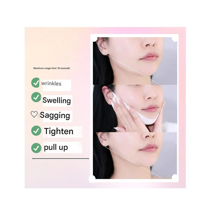 Face Line Mask *Using hydrogel, Tighten, High adhesion, Highly moisturizing