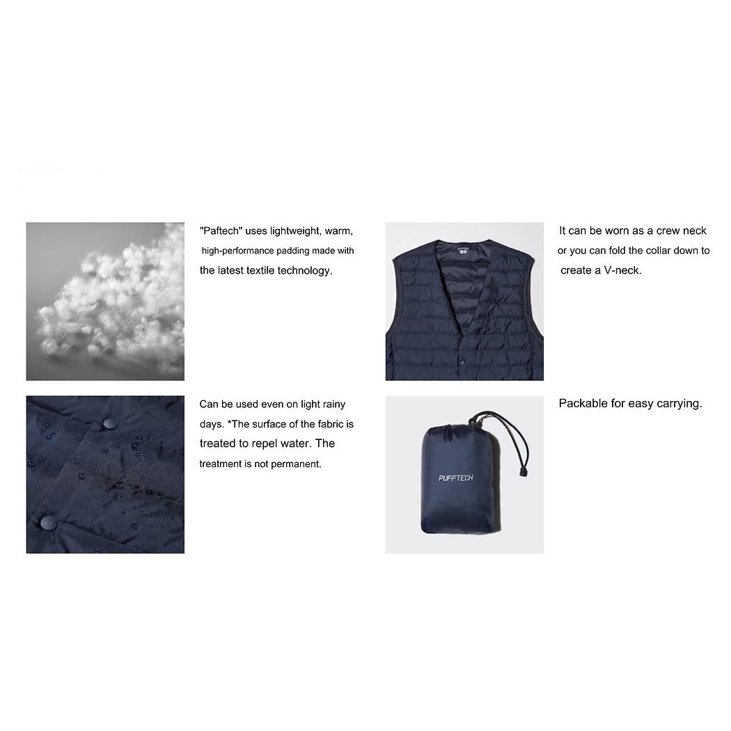 U Pufftec Compact Vest 470061/478272 Japan best brand