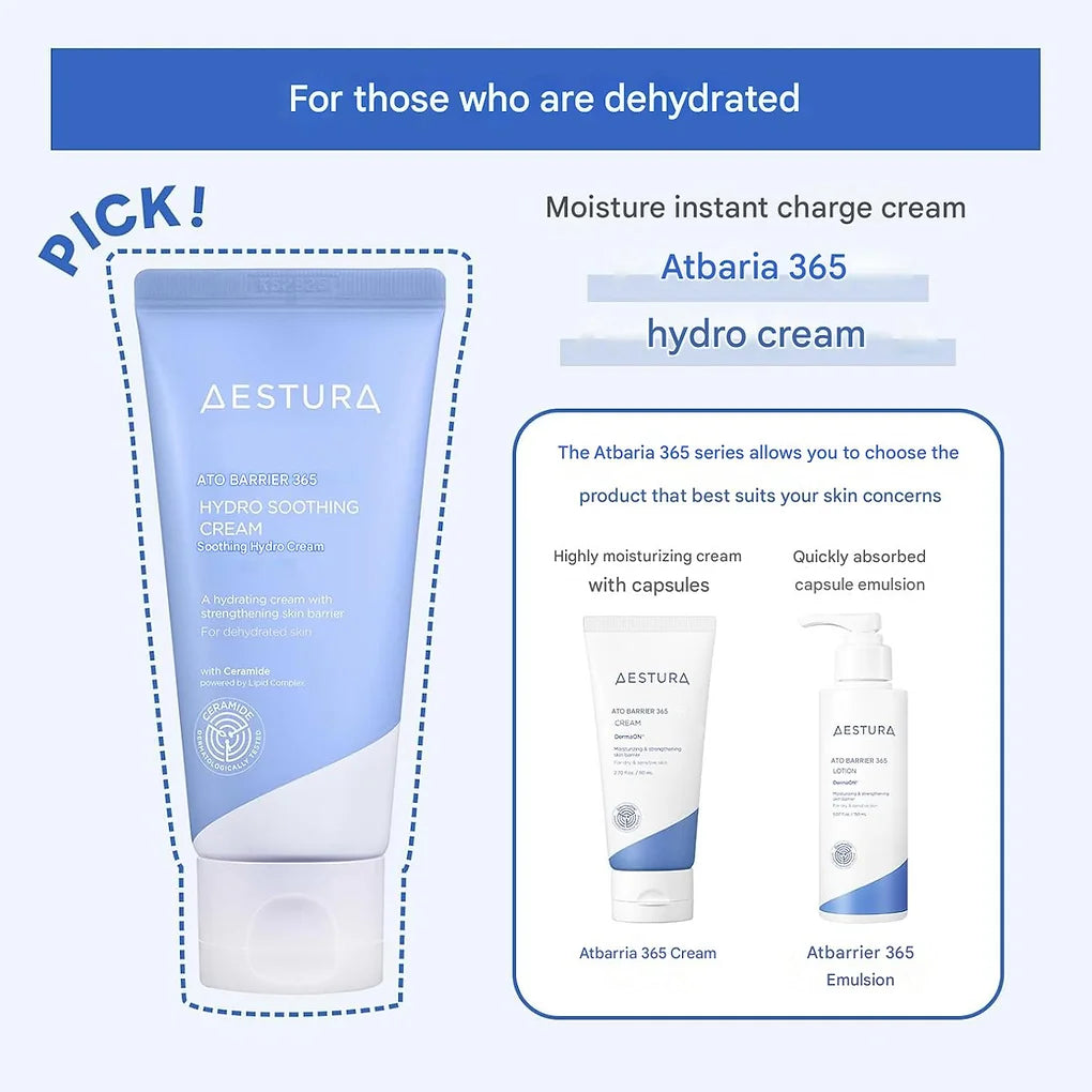 [AESTURA] Atbarrier 365 Hydro Soothing Cream 60ml Korean Cosmetics Moisture